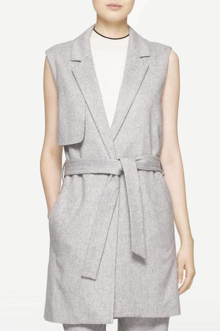 Rag & Bone - Evie Vest - Grey Melange - 00
