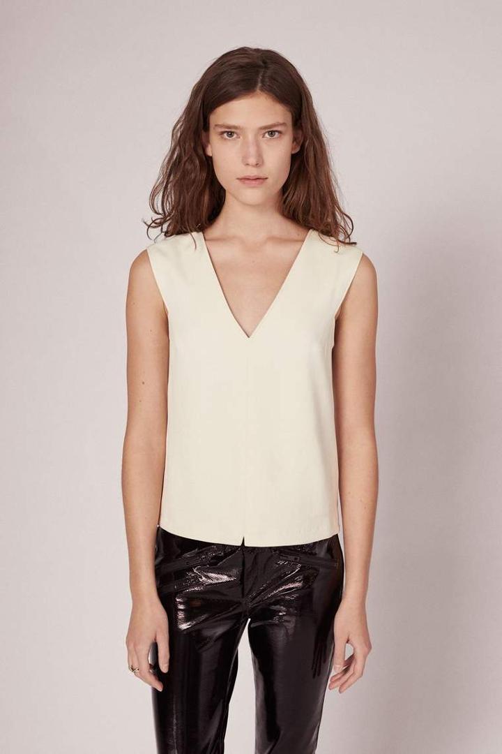 Rag & Bone - Alma Top - Seed Pearl - Xxs