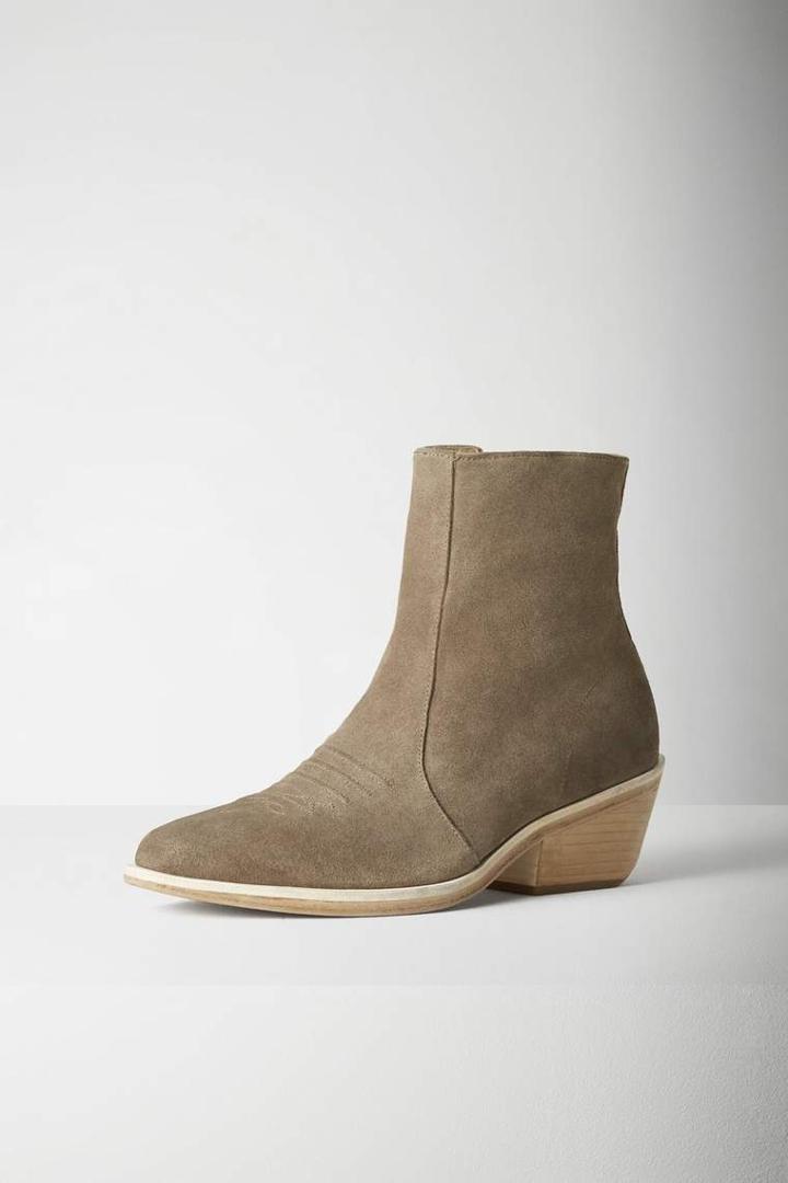 Rag & Bone - Steele Boot - Stone Suede - 35 / 5