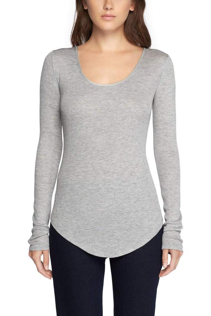 Rag & Bone - Francois Long Sleeve - Heather Grey - Xxs