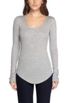 Rag & Bone - Francois Long Sleeve - Heather Grey - Xxs