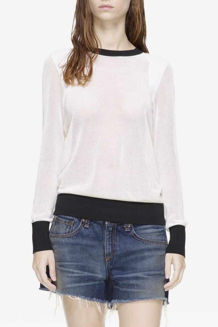 Rag & Bone - Shea Pullover - White - Xxs