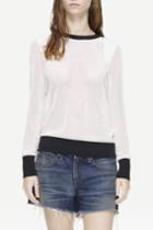 Rag & Bone - Shea Pullover - White - Xxs