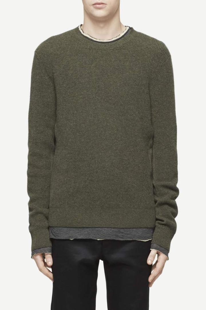 Rag & Bone - Kaden Crew - Army Green - Xs