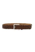 Rag & Bone - Braided Belt - Saddle Brown - Xs