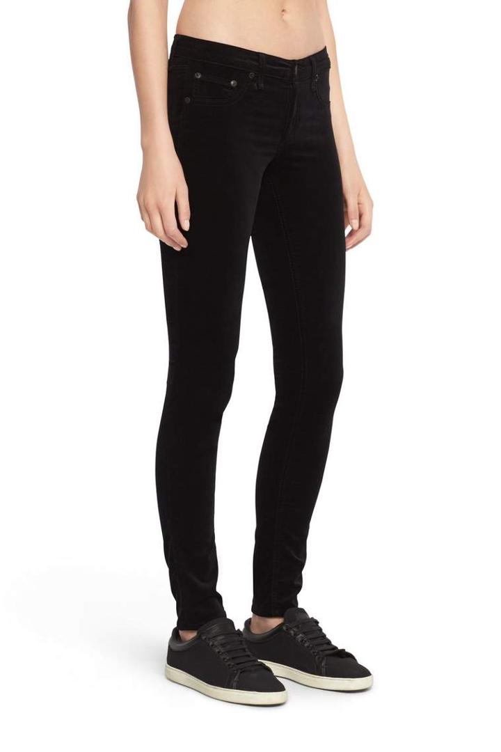 Rag & Bone - Skinny Velvet - Black Velvet - 23