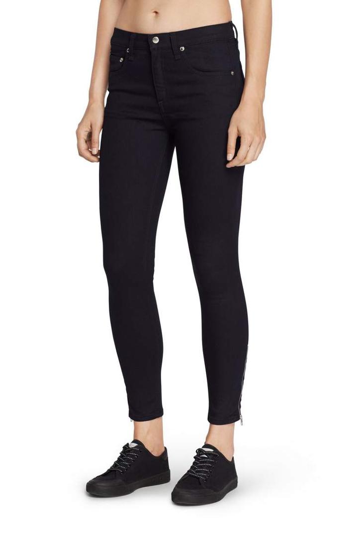 Rag & Bone - 10 Inch Zipper Capri - Indigo - 23