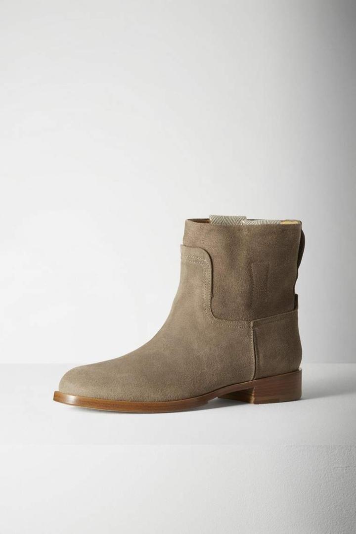 Rag & Bone - Holly Ankle Boot - Stone Suede - 35 / 5