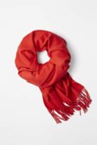 Rag & Bone - Brushed Stripe Scarf - Red - One Size
