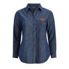Ralph Lauren Crest-patch Denim Shirt Sapphire Wash