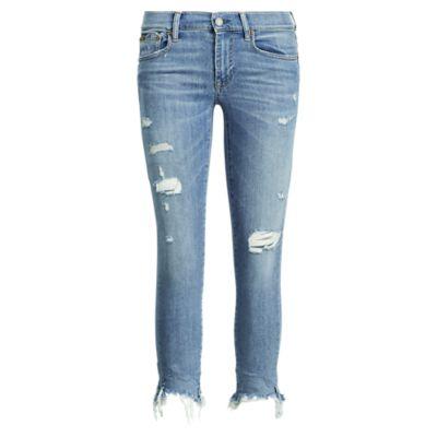 Ralph Lauren The Tompkins Skinny Crop Light Indigo