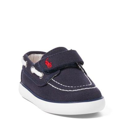Ralph Lauren Sander Ez Boat Shoe Navy Canvas