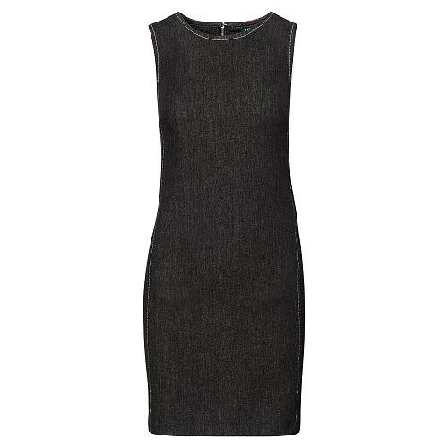 Ralph Lauren Lauren Denim Sheath Dress Asphalt
