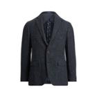 Ralph Lauren Morgan Herringbone Sport Coat Dark Navy And Grey