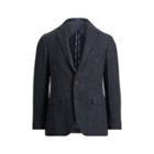 Ralph Lauren Morgan Herringbone Sport Coat Dark Navy And Grey