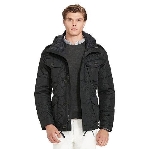 Polo Ralph Lauren Quilted Combat Jacket Polo Black