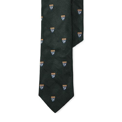 Polo Ralph Lauren Silk Narrow Club Tie Dark Green