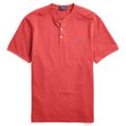 Polo Ralph Lauren Custom Fit Cotton Mesh Henley Sedona Orange