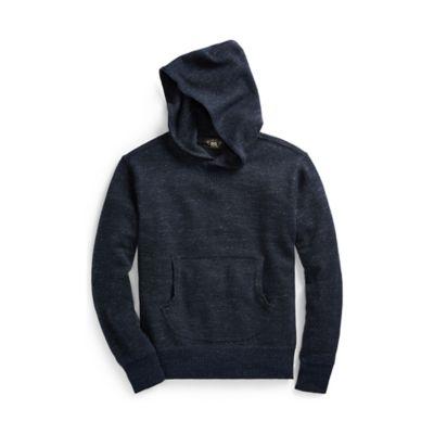 Ralph Lauren Wool-cotton Hoodie Navy