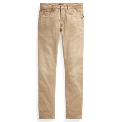 Ralph Lauren Sullivan Slim Stretch Jean Heyward Khaki