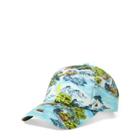 Ralph Lauren Tropical Chino Baseball Cap Landscape Hawaiian