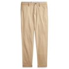 Ralph Lauren Stretch Cotton Straight Pant Luxury Tan