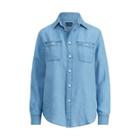 Ralph Lauren Linen Button-down Shirt Indigo