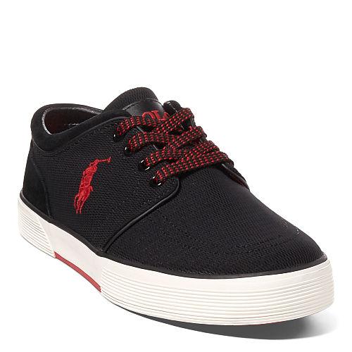 Polo Ralph Lauren Faxon Mesh Sneaker Black