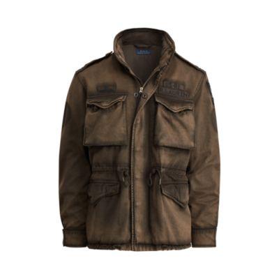 Ralph Lauren Cotton Twill Field Jacket Loden Grey