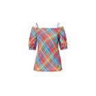 Ralph Lauren Cotton Off-the-shoulder Top Orange Multi Lp