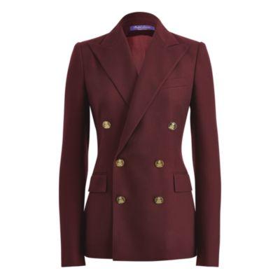 Ralph Lauren The Rl Blazer In Cashmere Burgundy