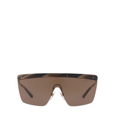 Ralph Lauren Rl Hinge Shield Sunglasses Matte Bronze
