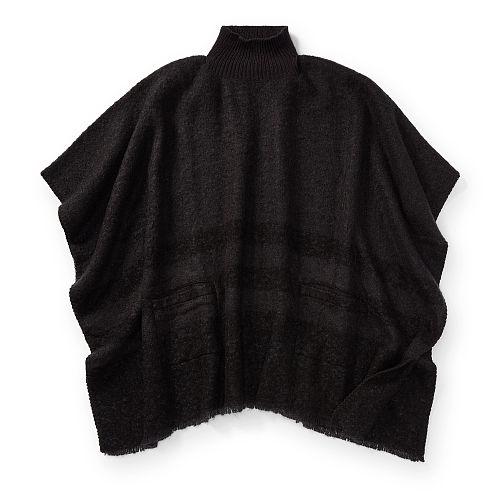 Ralph Lauren Lauren Brushed Saddle-stripe Poncho