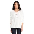 Polo Ralph Lauren Cotton Lace-up Sweater White