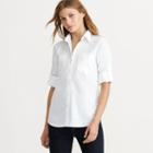 Ralph Lauren Lauren Rolled-cuff Cotton Shirt White