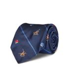 Ralph Lauren Polo Striped Silk Repp Tie Navy
