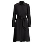 Ralph Lauren Lauren Fit-and-flare Shirtdress Polo Black