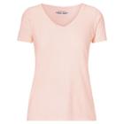 Ralph Lauren Denim & Supply Cotton V-neck Tee Petal Pink
