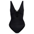 Ralph Lauren Lauren Keyhole-front One-piece
