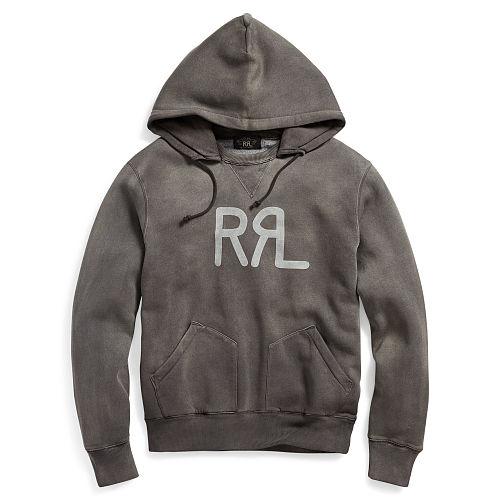 Ralph Lauren Rrl Cotton-blend Graphic Hoodie