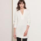 Ralph Lauren Lauren Merino Wool Tunic Ivory