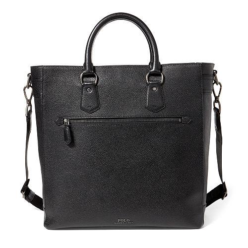 Polo Ralph Lauren Pebbled Leather Tote