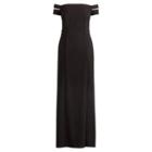Ralph Lauren Jersey Off-the-shoulder Gown Black