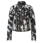 Polo Ralph Lauren Painted Leather Moto Jacket Polo Black