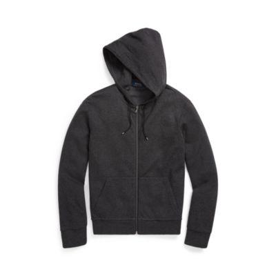 Ralph Lauren Cotton-blend Full-zip Hoodie Gina Grey Heather