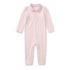 Ralph Lauren Cotton Polo Coverall Pink 6m