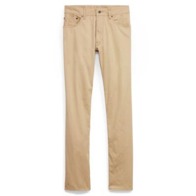 Ralph Lauren Stretch Straight Fit Pant Frosted Gold