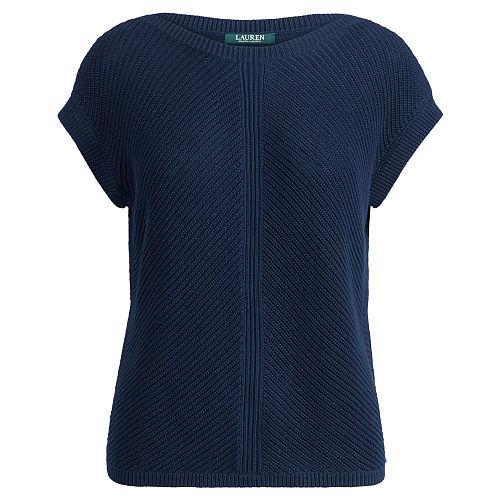 Ralph Lauren Lauren Cap-sleeve Sweater True Indigo
