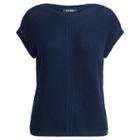Ralph Lauren Lauren Cap-sleeve Sweater True Indigo