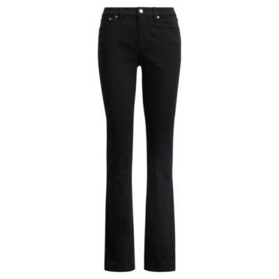 Ralph Lauren Premier Straight Curvy Jean Polo Black